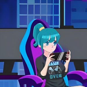 Night Gamer Girl
